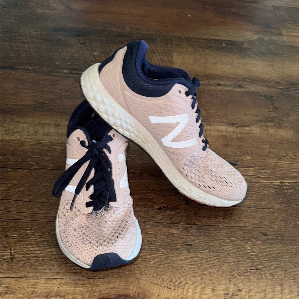 New Balance Women's Pink & Navy Athletic Shoes